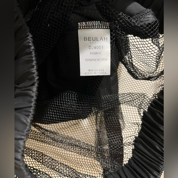 Beulah Style Black Sooner Or Later Mesh Jacket - Women’s Size Small / Medium - Picture 4 of 7